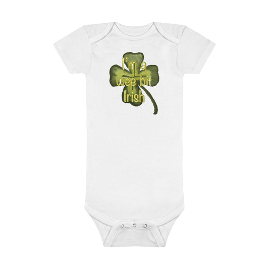 I'm a wee bit Irish Baby Short Sleeve Onesie®