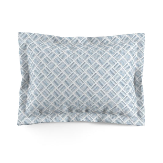 Basketweave Microfiber Pillow Sham