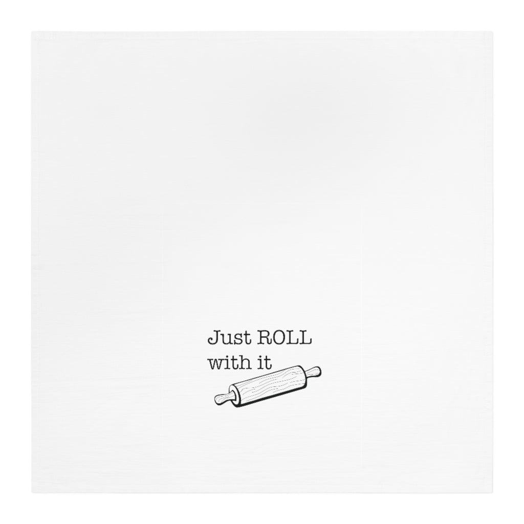 Just Roll With It Rolling Pin Tea Towel