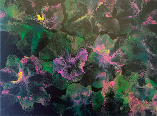 Original Painting, Abstract Acrylic on canvas 12” x 16”