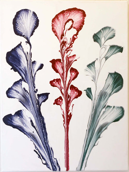 Original Painting, Abstract Acrylic on canvas 12” x 16”