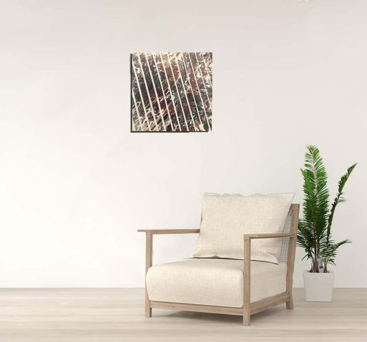 Original Painting, Abstract Acrylic on canvas 14” x 14”