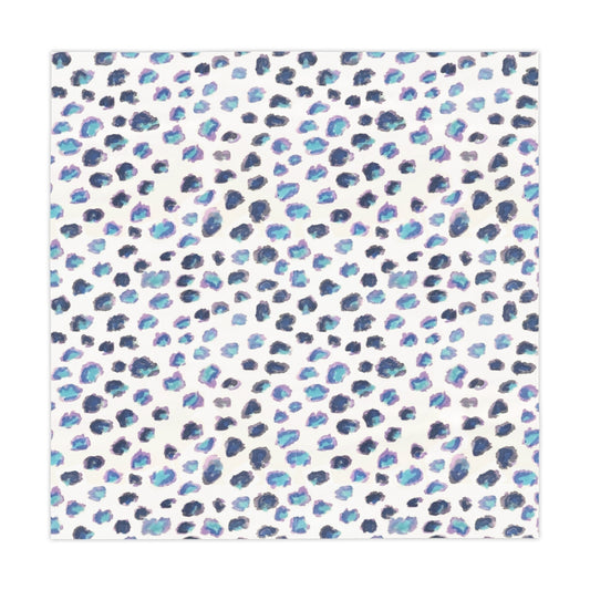 Blue Cheetah Printed Table Cloth