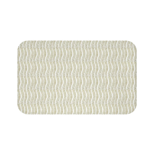 Spring Vine Leaves Bath Mat