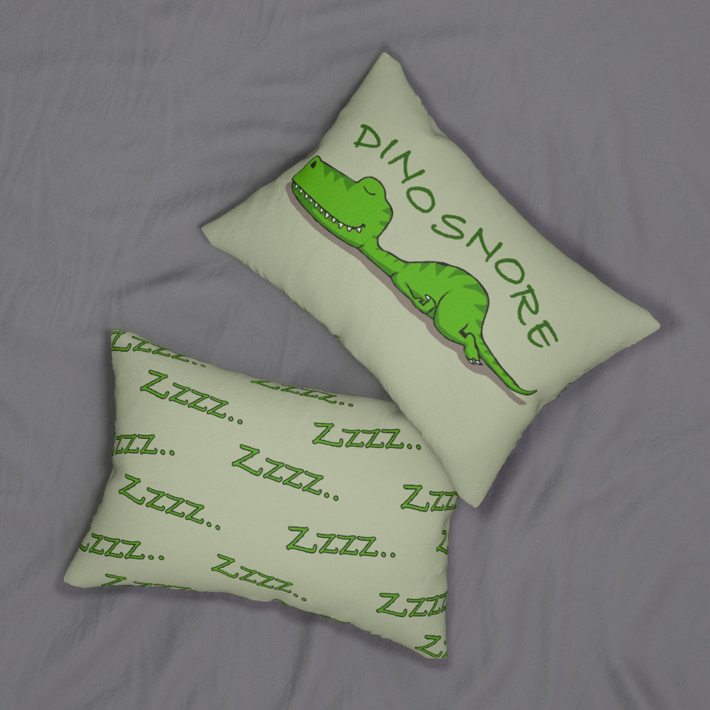 DinoSnore Spun Polyester Lumbar Pillow 20"x14"
