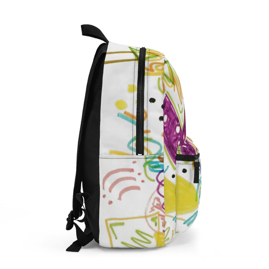 Graffiti Printed Backpack (Made in USA)