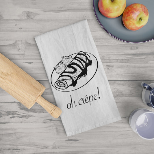 Oh Crepe! Tea Towel