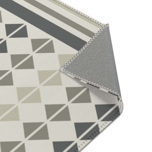 Neutral Geo Printed Area Rugs