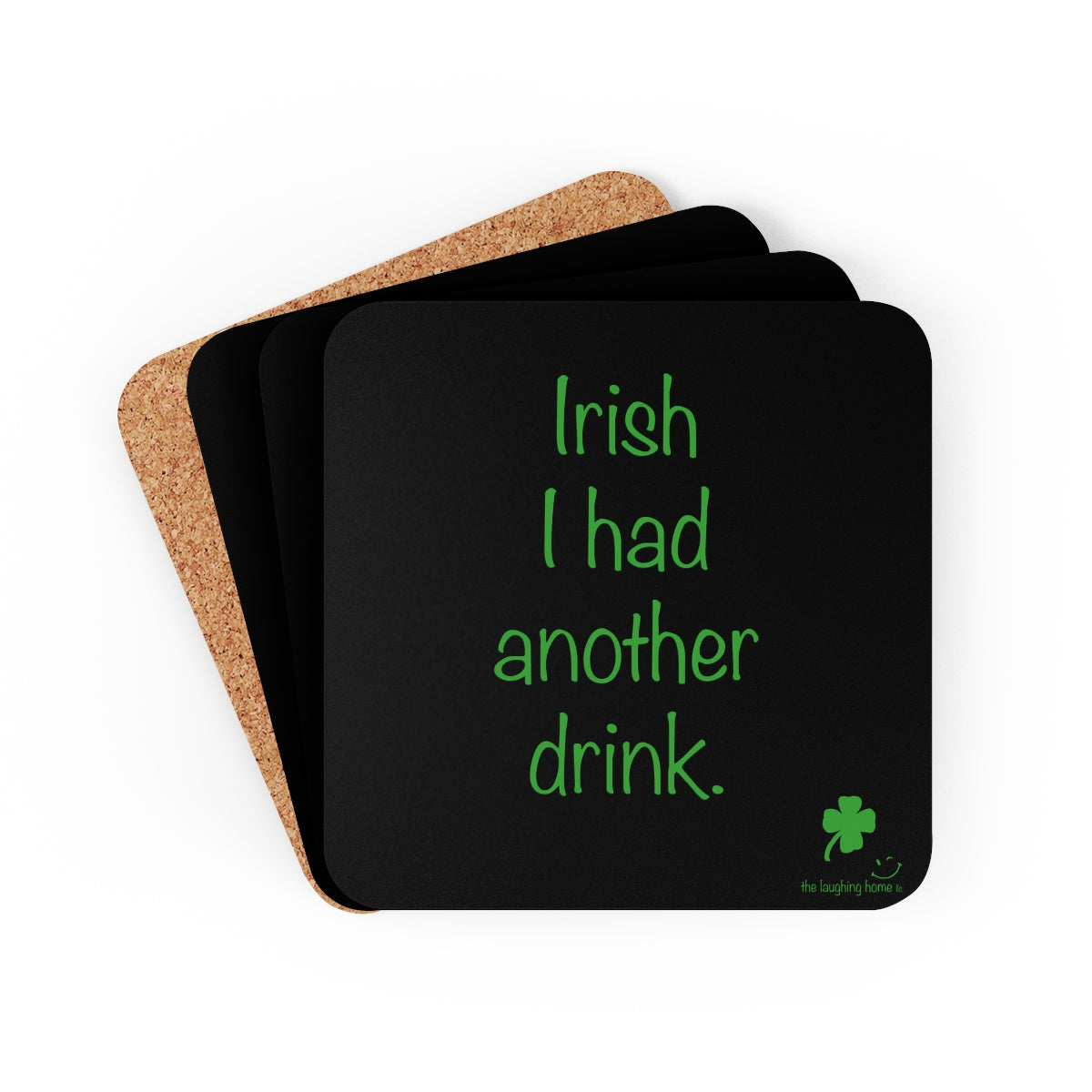 Irish I had another drink Corkwood Coaster Set of 4