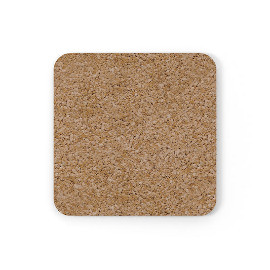 Time for a refill, Cork Back Coasters Set of 4