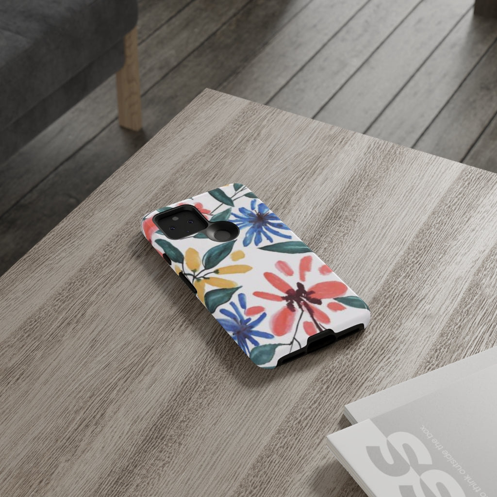 Floral Watercolor Printed Tough Cases