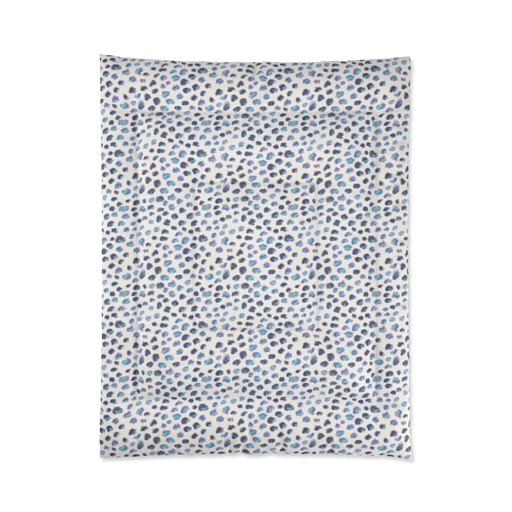 Blue Cheetah Comforter