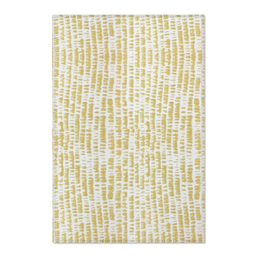 Distressed Stripe Watercolor Printed Area Rugs