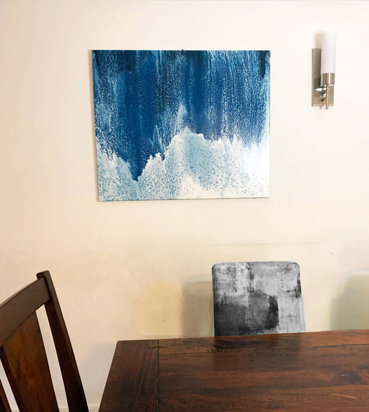 Abstract Acrylic on canvas 36” x 30”