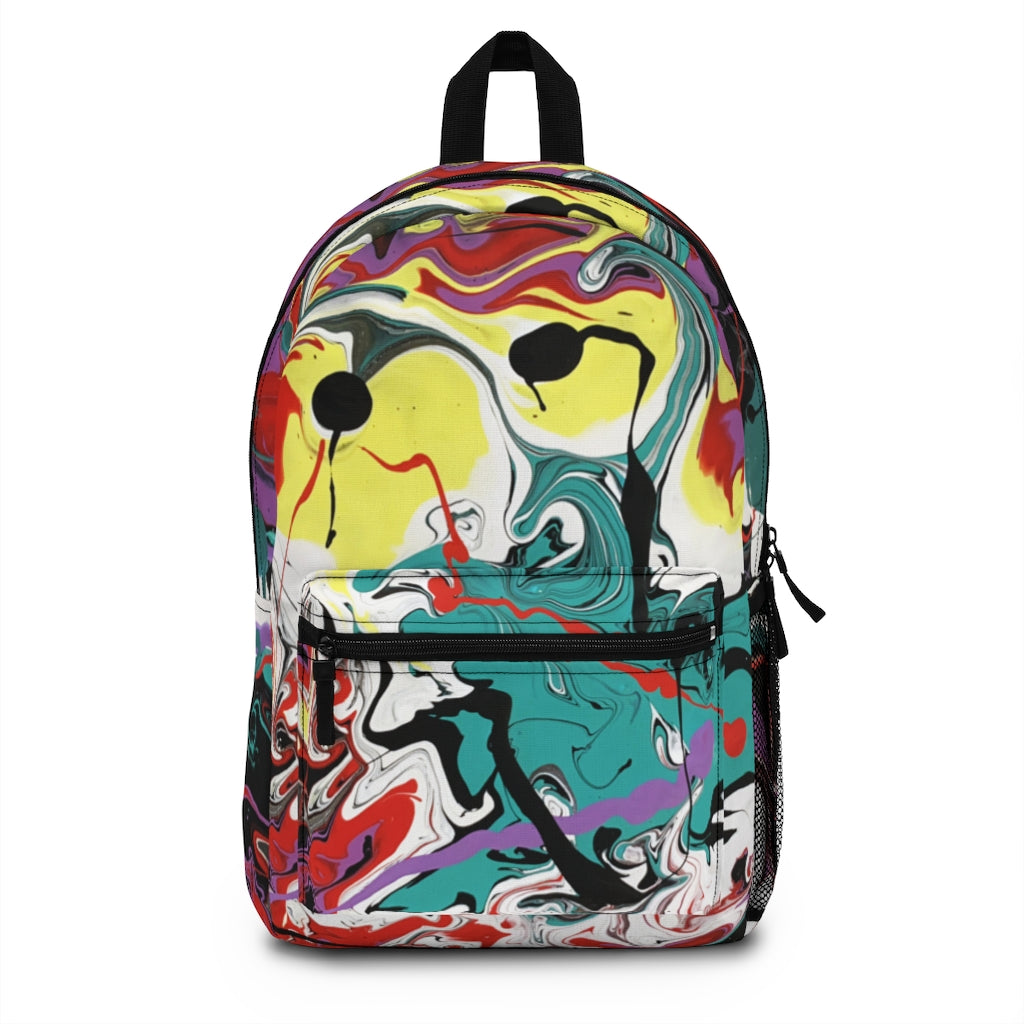 Abstract Art Printed Backpack (Made in USA)