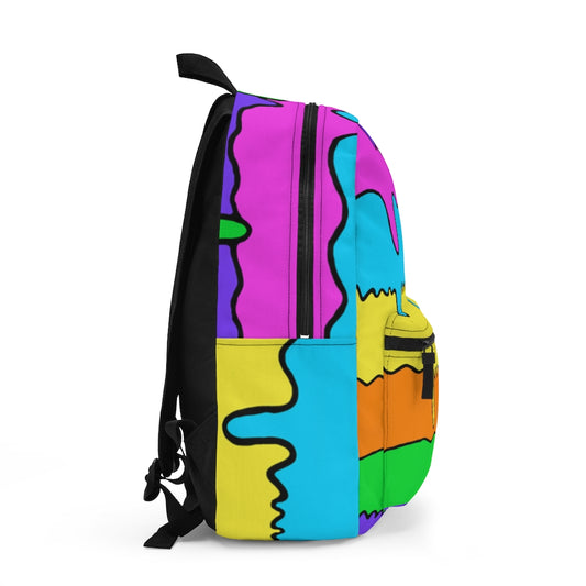 Drip Stripe Printed Backpack (Made in USA)