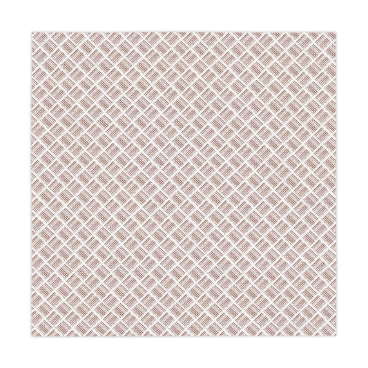 Watercolor Basketweave Printed Table Cloth