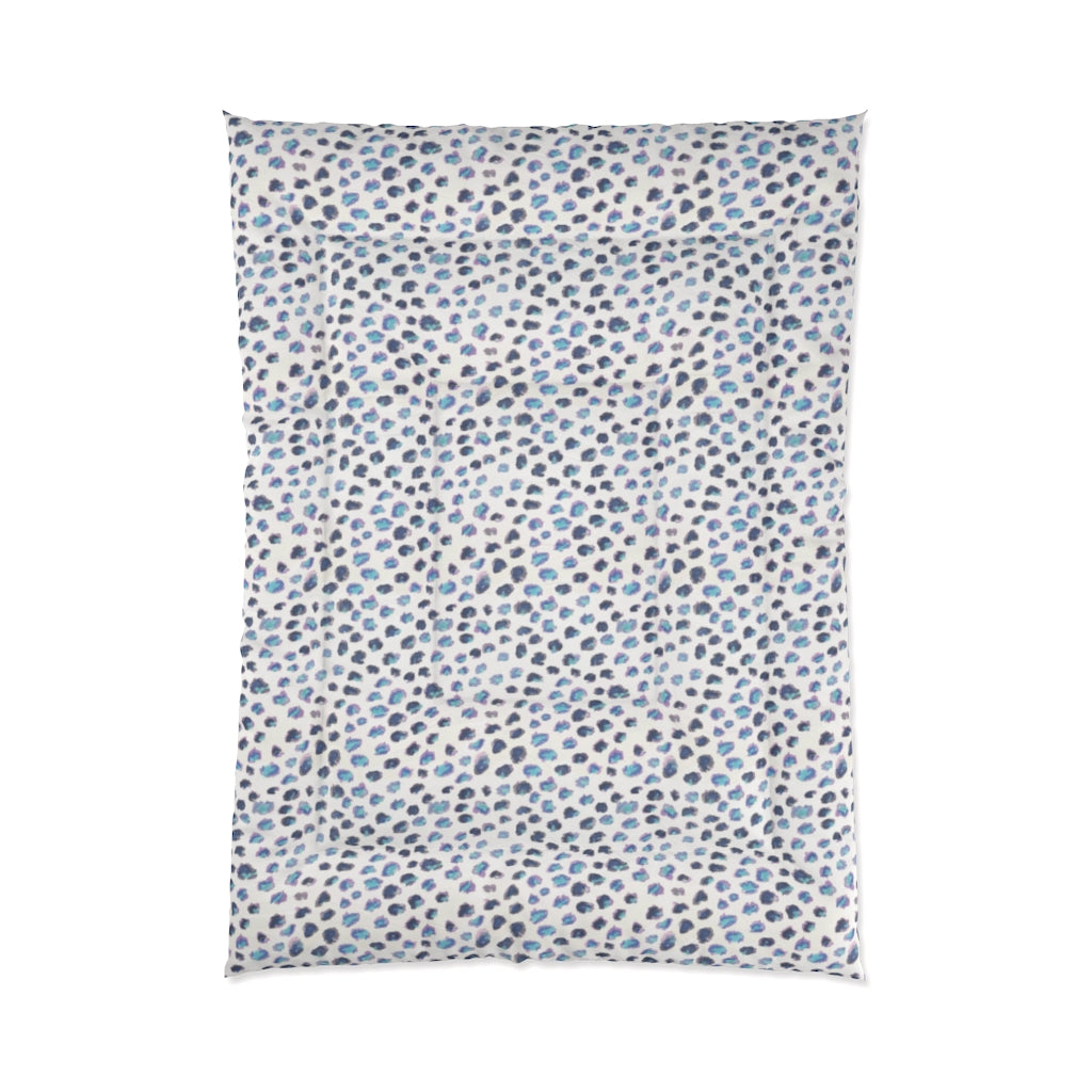 Blue Cheetah Comforter