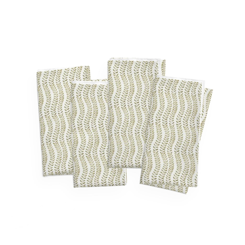 Spring Vine Leaves Napkins, Set of 4