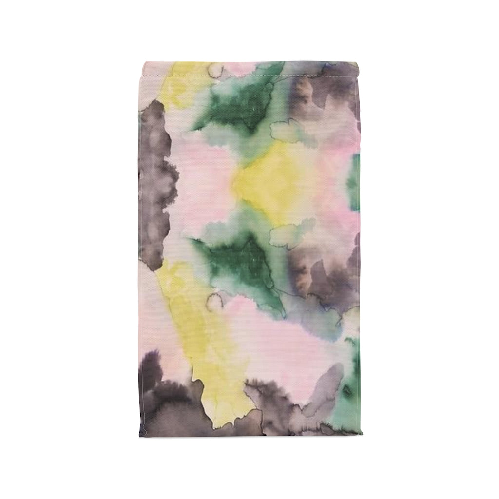 Watercolor Camo Printed Polyester Lunch Bag