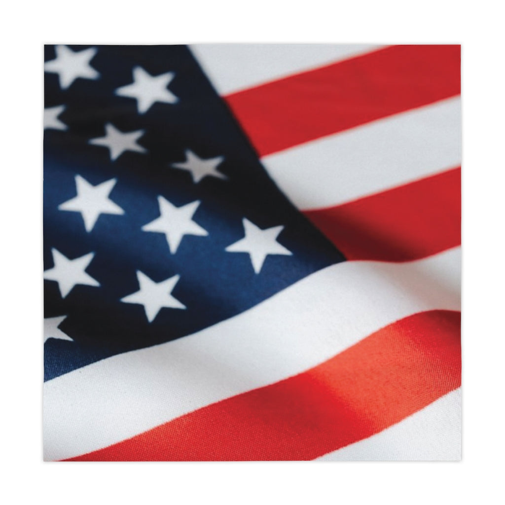 American Flag Printed Table Cloth