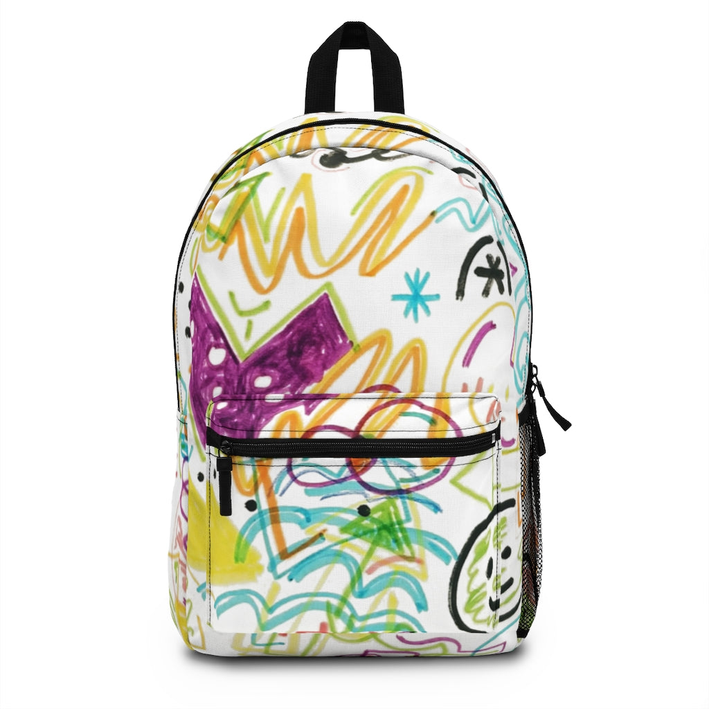 Graffiti Printed Backpack (Made in USA)