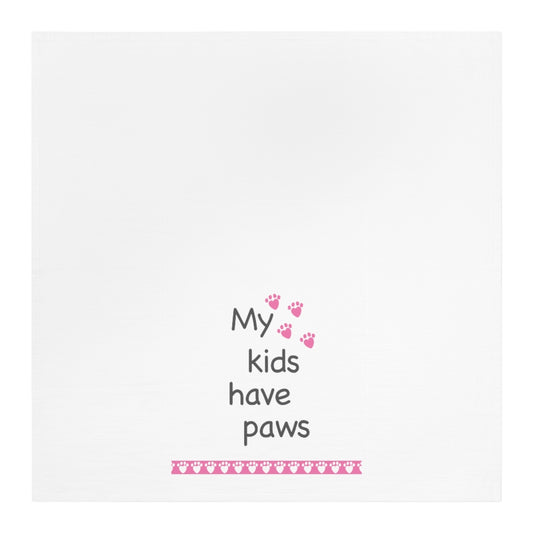 My kids have Paws Tea Towel