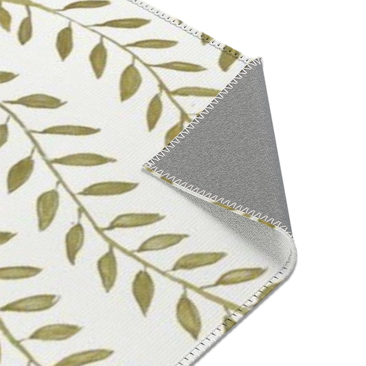 Spring Vine Leaves Printed Area Rugs