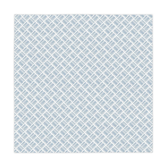 Watercolor Basketweave Printed Table Cloth
