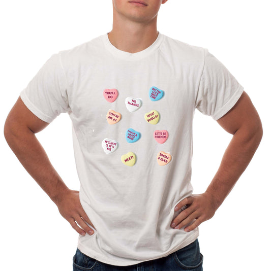 Defective Candy Hearts Unisex Jersey Short Sleeve Tee