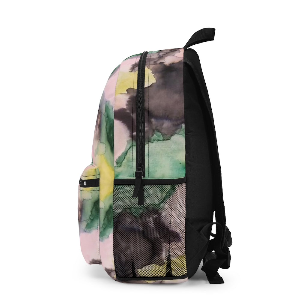 Watercolor Camo Printed Backpack (Made in USA)