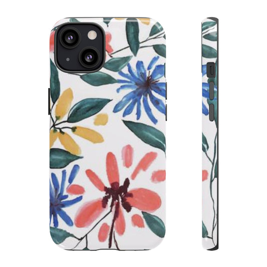 Floral Watercolor Printed Tough Cases