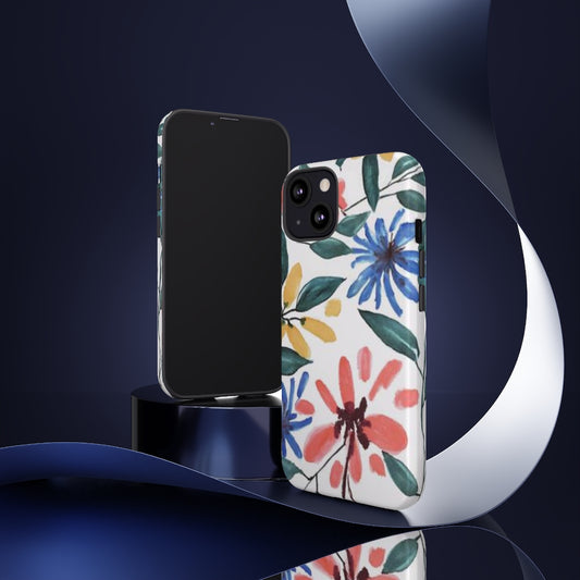 Floral Watercolor Printed Tough Cases