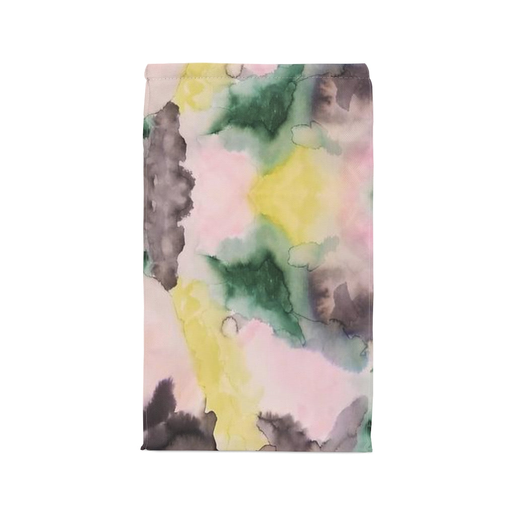Watercolor Camo Printed Polyester Lunch Bag