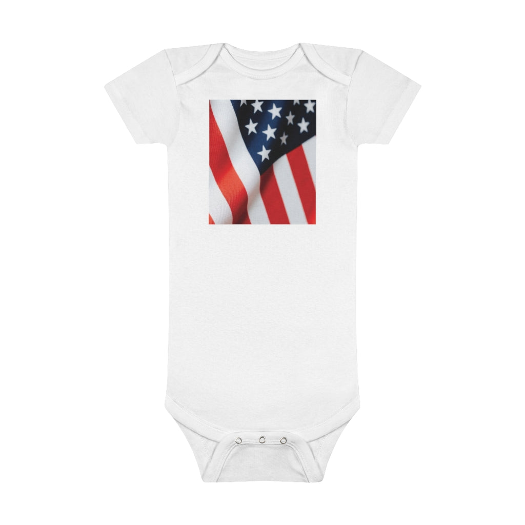 American Flag Baby Short Sleeve Onesie®