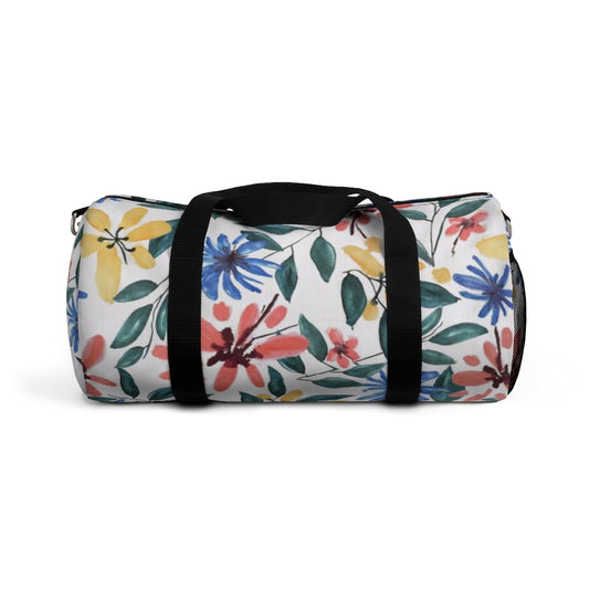 Floral Watercolor Printed Duffel Bag