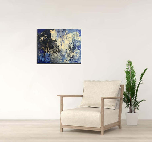 Original Painting, Abstract Acrylic on canvas 16” x 20”