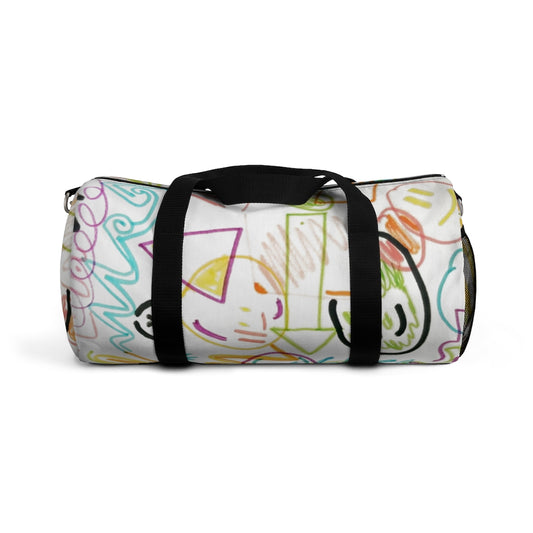 Graffiti Printed Duffel Bag
