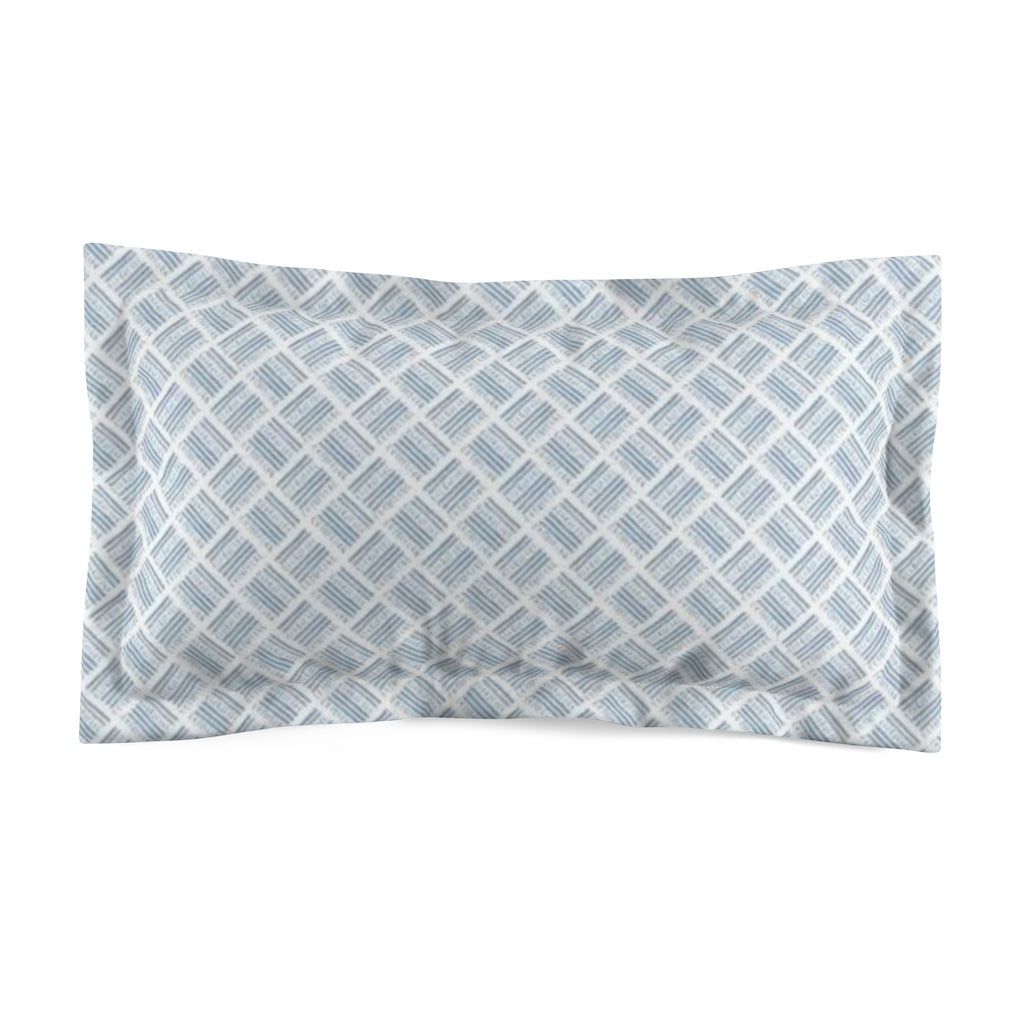 Basketweave Microfiber Pillow Sham