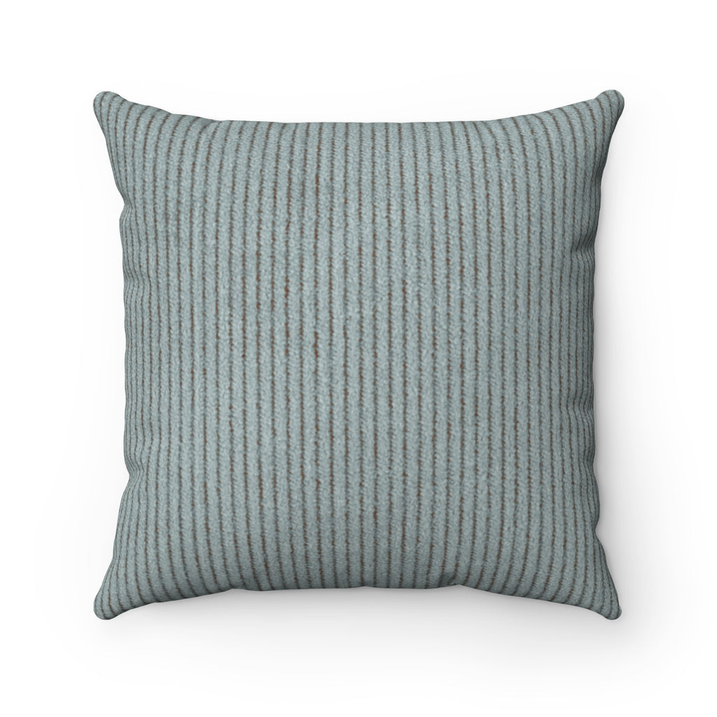 Confucious say... GREY Faux Suede Square Pillow 14inch