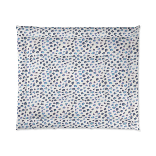 Blue Cheetah Comforter