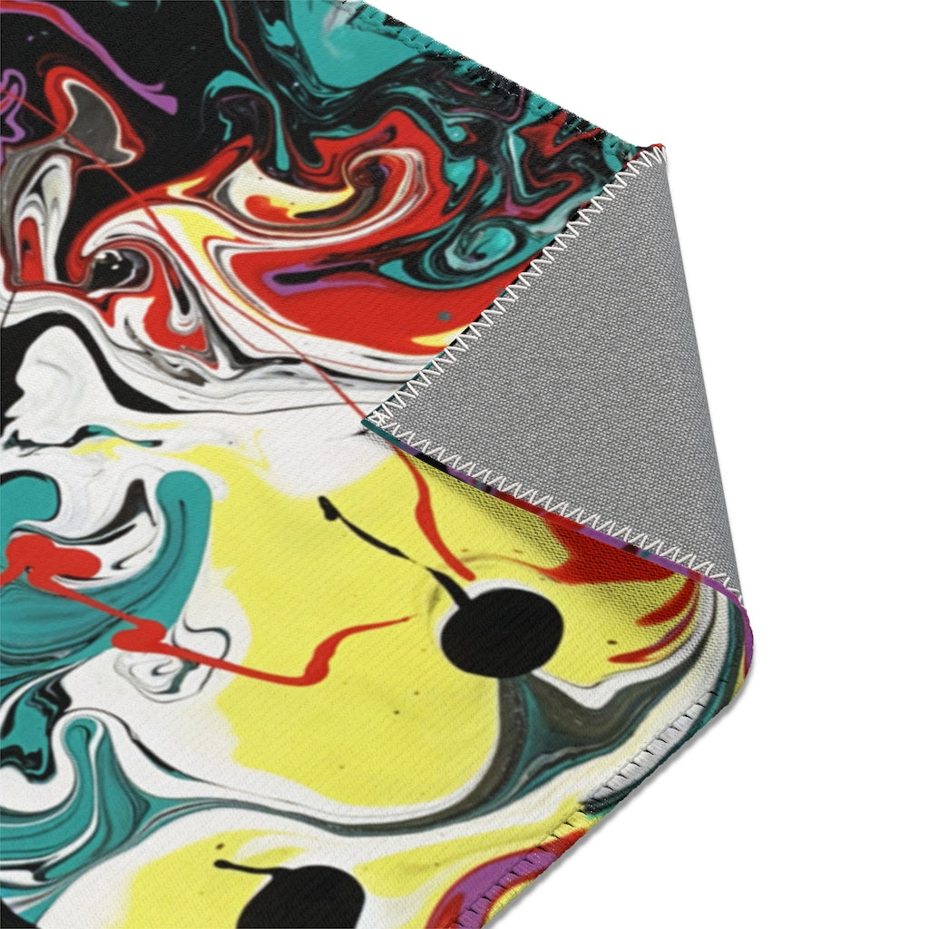 Abstract Art Printed Area Rugs