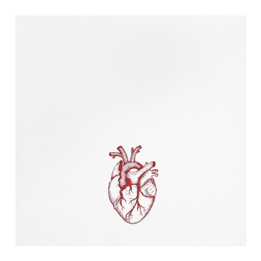 Human Heart Halloween Tea Towel