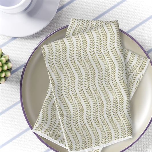 Spring Vine Leaves Napkins, Set of 4