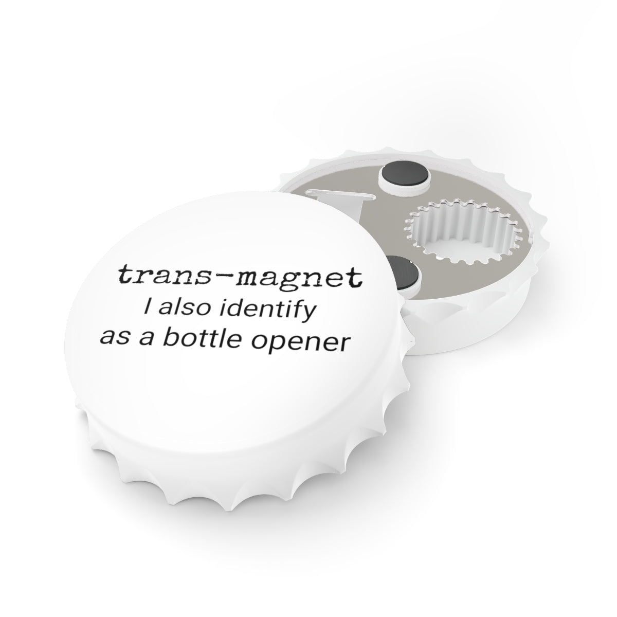 Trans-Magnet Magnetic Bottle Opener