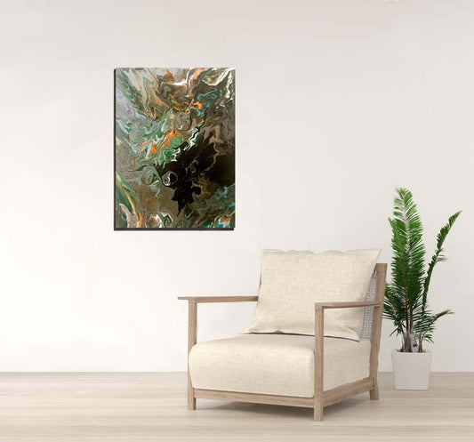 Original Painting, Abstract Acrylic on canvas 18” x 24”