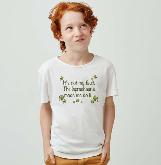 It's not my fault Youth Short Sleeve Tee
