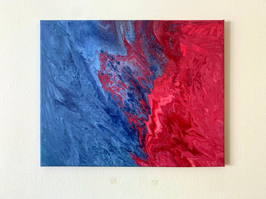 Original Painting, Abstract Acrylic on canvas 16” x 20”